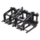 Vestil Steel Skid Steer Grab Bucket 66 In. Overall Width Black - EA-SKGB-66