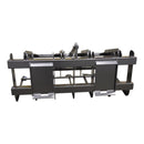 Vestil Steel Skid Steer Grab Bucket 66 In. Overall Width Black - EA-SKGB-66