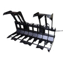 Vestil Steel Skid Steer Grab Bucket 78 In. Overall Width Black - EA-SKGB-78