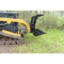 Vestil Steel Skid Steer Grab Bucket 84 In. Overall Width Black - EA-SKGB-84