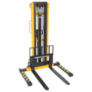 Vestil Steel Stacker Manual Pump 2 - 118 In. 1,500 - 2,000 Lb. Capacity Black / Yellow - VHPS-2000-AA-118