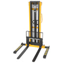 Vestil Steel Stacker Manual Pump 2 - 118 In. 1,500 - 2,000 Lb. Capacity Black / Yellow - VHPS-2000-AA-118