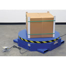 Vestil Steel Stand Alone Powered Carousel 3,000 Lb. Capacity Blue / Yellow - STPC-WH