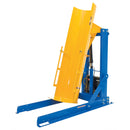 Vestil Steel Stationary Hydraulic Drum Dumper 60 In. Dump Height 1,000 Lb. Capacity Blue / Yellow - HDD-60-10-S