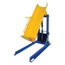Vestil Steel Stationary Hydraulic Drum Dumper 72 In. Dump Height 750 Lb. Capacity Blue / Yellow - HDD-72-7-S