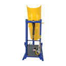 Vestil Steel Stationary Hydraulic Drum Dumper 72 In. Dump Height 750 Lb. Capacity Blue / Yellow - HDD-72-7-S