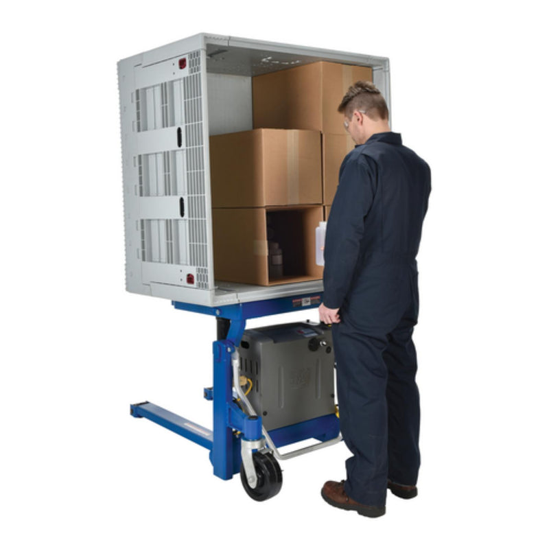 Vestil Steel Tilt Master AC Powered 4,000 Lb. Capacity Blue - TM-40-AC