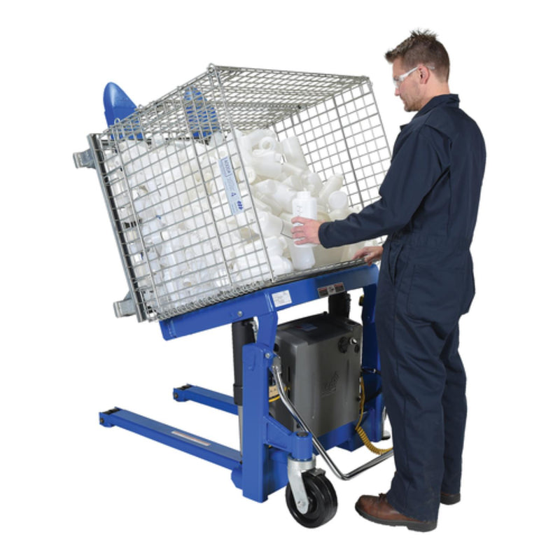 Vestil Steel Tilt Master AC Powered 6,000 Lb. Capacity Blue - TM-60-AC