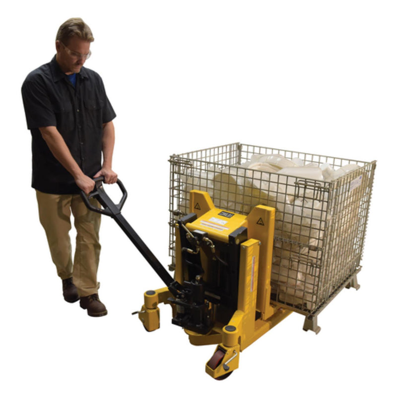 Vestil Steel Tilt Master Manual 2,200 Lb. Capacity Yellow - TM-22-M