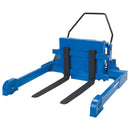 Vestil Steel Tilt Master Straddle Reciprocating Air/Oil Power 2,000 Lb. Capacity Blue - TMS-20-AIR