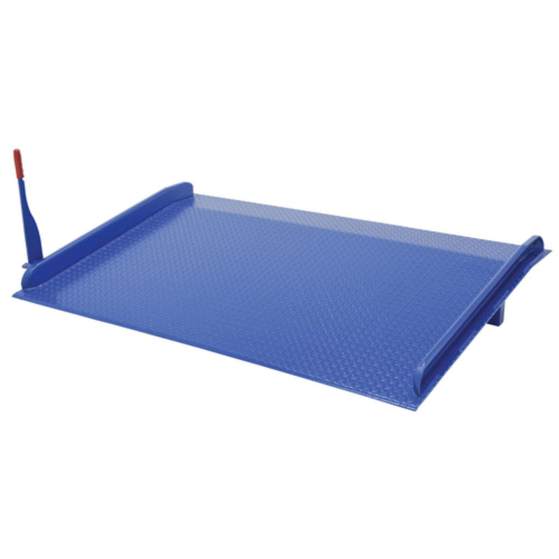 Vestil Steel Truck Dock Board 84 In. x 48 In. 20,000 Lb. Capacity Blue - TS-20-8448