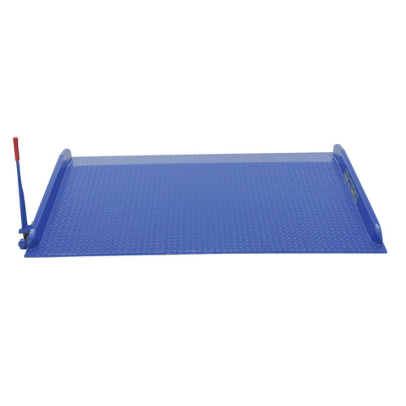 Vestil Steel Truck Dock Board 84 In. x 48 In. 20,000 Lb. Capacity Blue - TS-20-8448