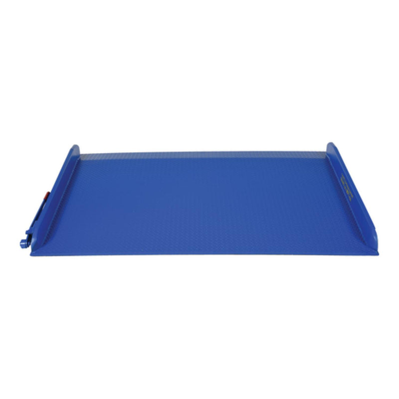 Vestil Steel Truck Dock Board 84 In. x 60 In. 20,000 Lb. Capacity Blue -TS-20-8460