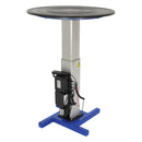 Vestil Steel Turntable 30 In. Diameter DC Powered 28-43 In. Height Adjustment 24V 750 Lb. Capacity Blue - TT-N-30-LA