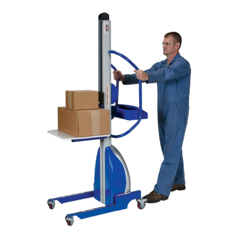 Vestil Steel Versatile Quick Lift DC Powered 36-7/16 In. x 20-3/8 In. x 76 In. 330 Lb. Capacity Blue - PEL-33