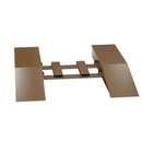 Vestil Steel Wheel Risers With Pick-Up Loop 84" X 24" X 6.25" 40,000 Lb. Capacity Brown - SWR-CPL-24-6-84