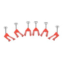 Vestil Steel (Quantity 6) Pallet Truck 61-11/16 In. x 27 In. x 48-5/8 In. 5500 Lb. Capacity Red - PM5-2748-6PKG