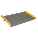 Vestil Aluminum Dock Board Steel Curb 72 In. x 48 In. 20,000 Lb. Capacity Silver - TAS-20-7248