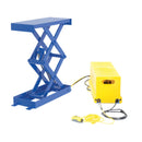Vestil Steel Double Leg Shorty Scissor Lift Table 24 In. x 36 In. 1000 Lb. Capacity Blue - EHLTSD-2436-1-35