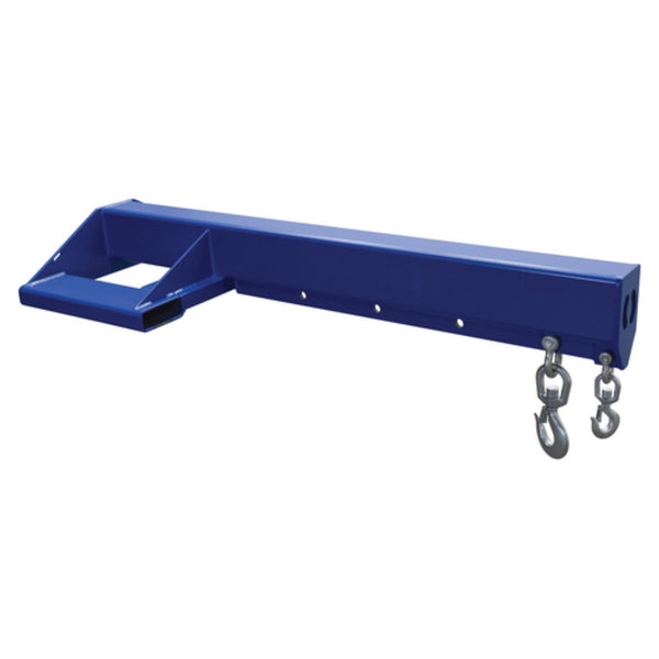 Vestil Steel Economy Non Telescoping Lift Boom 30 In Fork Pocket Center 8,000 Lb. Capacity Blue and Yellow - LM-EBNT-8-30
