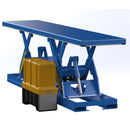 Vestil Steel Electric Hydraulic Tandem Lift Table 30 In. x 144 In. 4000 Lb. Capacity Blue - EHLT-TL-30144-4-46