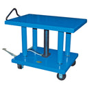 Vestil Steel Hydraulic Post Table 48 In. x 48 In. 3,000 Lb. Capacity Blue - HT-30-4848