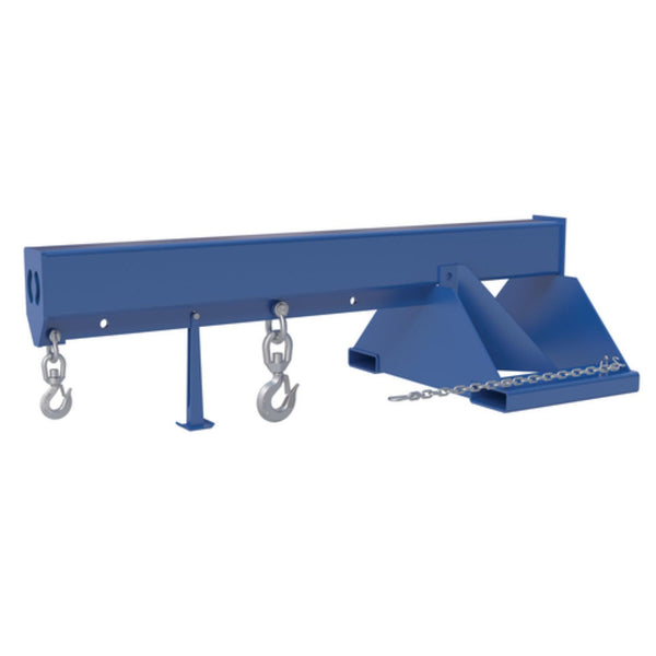 Vestil Steel Non Telescoping Lift Boom 36 In. Fork Pocket Center 8,000 Lb. Capacity Blue and Yellow - LM-1NT-8-36