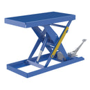 Vestil Steel Scissor Lift Table Foot Pump 63-7/16 In. x 20-1/2 In. x 32 In. 2,500 Lb. Capacity Blue - SCTAB-2500-2040-FP