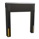 Vestil Vinyl-Coated Nylon Dock Seal/Shelter Combination 18 In. 8 Ft. x 10 Ft. Black - D-150/650-18