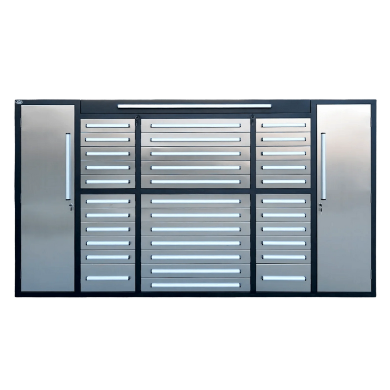 9ft Storage Cabinet (34 Drawers)