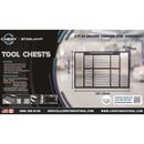 9ft Storage Cabinet (34 Drawers)