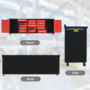 10ft Storage Workbench 15 Drawers with Wheels