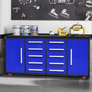 7ft Storage Workbench 10 Drawers with Wheels