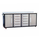 7ft Storage Workbench 10 Drawers with Wheels