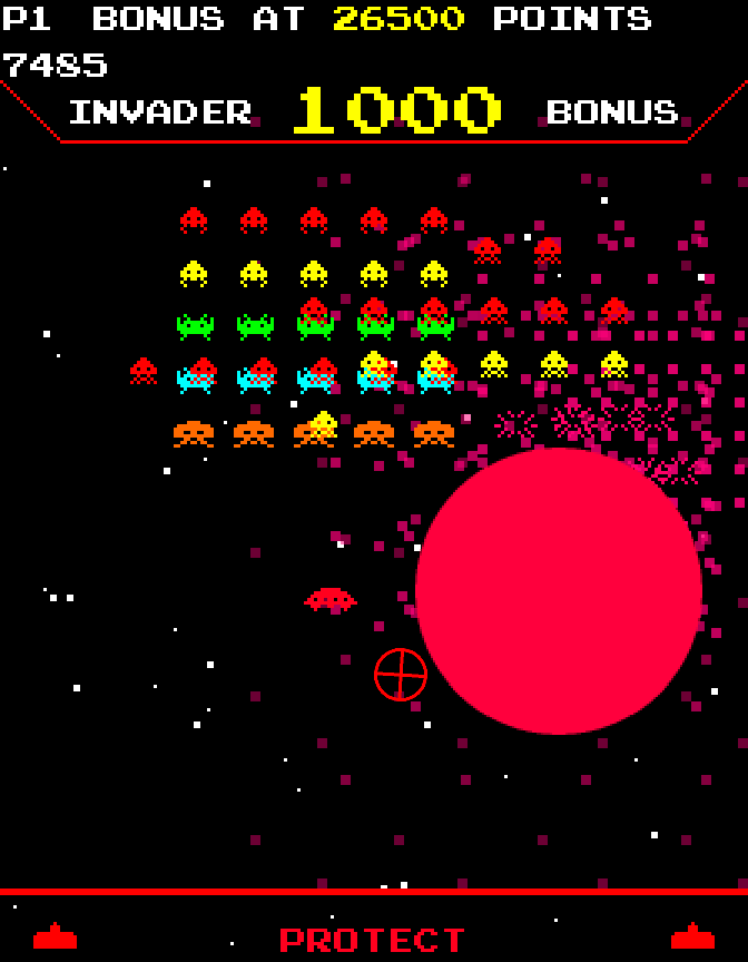 Raw Thrills Space Invaders Frenzy Arcade Game