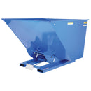 Vestil Steel Heavy Duty Self Dumping Hopper 5 Cubic Yard 6000 Lb. Capacity Blue - D-500-HD