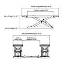 Katool KT-X80 8,000 Lbs Mid Rise Scissor Lift - Serenity Provision