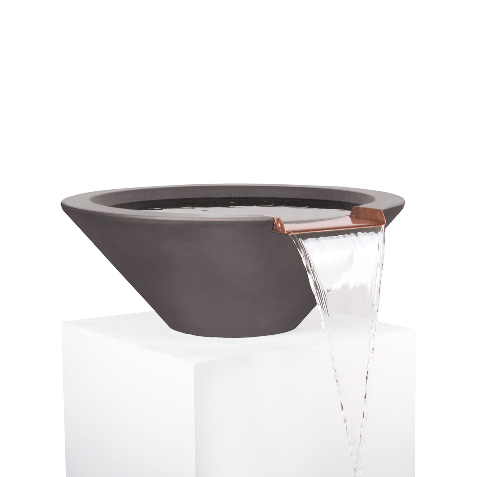 The Outdoor Plus Cazo Water Bowl GFRC Concrete OPT-RWO - Serenity Provision