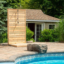 Dundalk Leisurecraft Canadian Timber Savannah Standing Outdoor Shower CTC205 - Serenity Provision