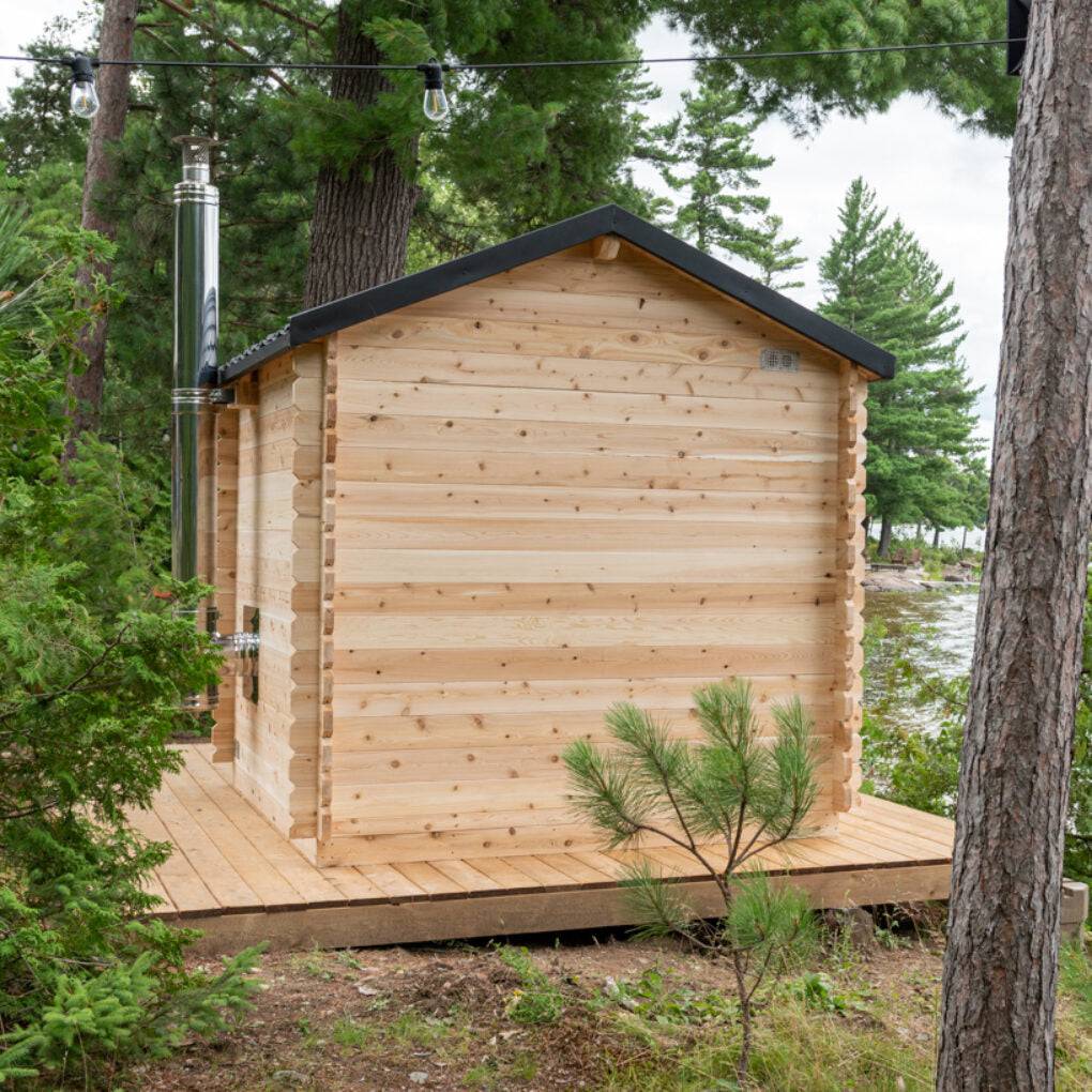 Dundalk Leisurecraft Canadian Timber Georgian Cabin Sauna CTC88W - Serenity Provision
