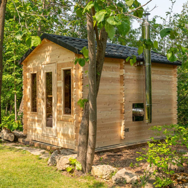 Dundalk Leisurecraft Georgian Cabin Sauna with Changeroom CTC88CW - Serenity Provision