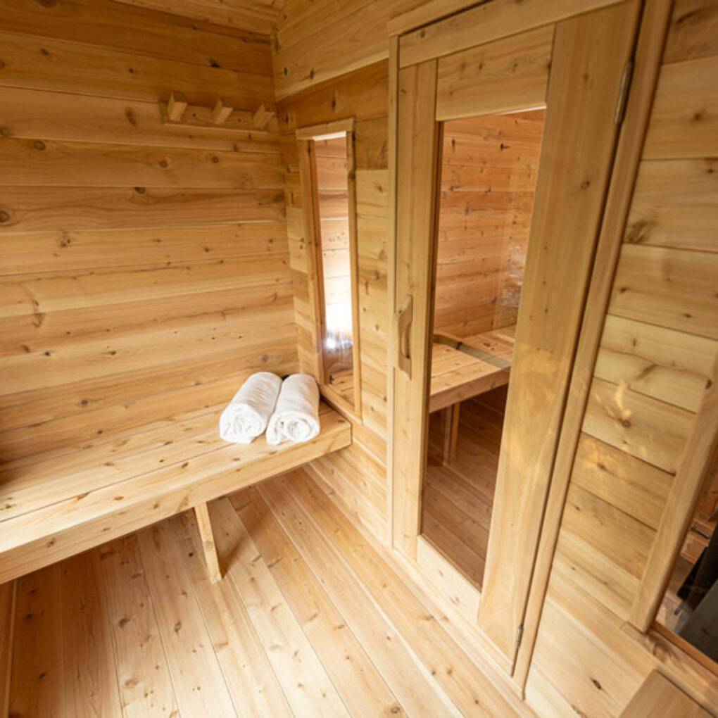 Dundalk Leisurecraft Georgian Cabin Sauna with Changeroom CTC88CW - Serenity Provision