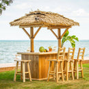 Dundalk Leisurecraft New Tropical Paradise Tiki Bar CT4896 - Serenity Provision