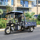 Electric Cargo Tricycle Truck with Canopy 1760lb Load Capacity, 60V 1500W Motor