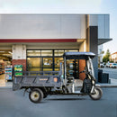 Electric Cargo Tricycle Truck with Canopy 1760lb Load Capacity, 60V 1500W Motor