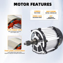 Electric Hydraulic Dump Cargo Tricycle Truck 1760lb Load Capacity, 60V 1500W Motor