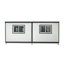 Expandable Prefab House 19ft x 20ft with Cabinet, White Roof