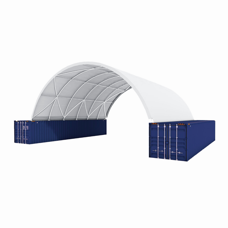 Gold Mountain 40'x40'x13' Shipping Container Canopy Shelter