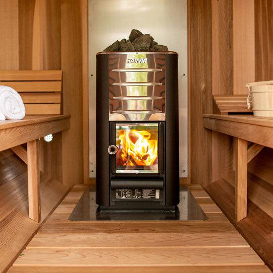Harvia M3 Wood Burning Heater with Rocks - Serenity Provision