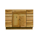 60" Bathroom Vanity With Single Sink, Hickory Vanity, Rustic Wood Cabinet, Vanity With Drawers, Solid Wood Bathroom Furniture, Farmhouse